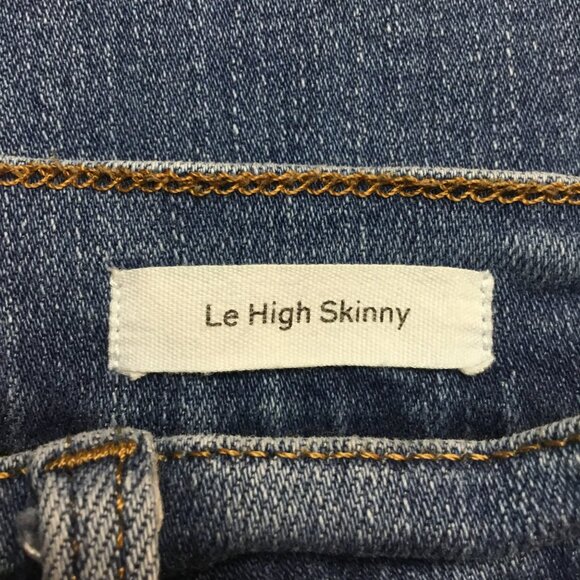 Frame Le High Skinny Jeans High-Rise Denim Stretch Fit Womens 29 - Picture 10 of 12